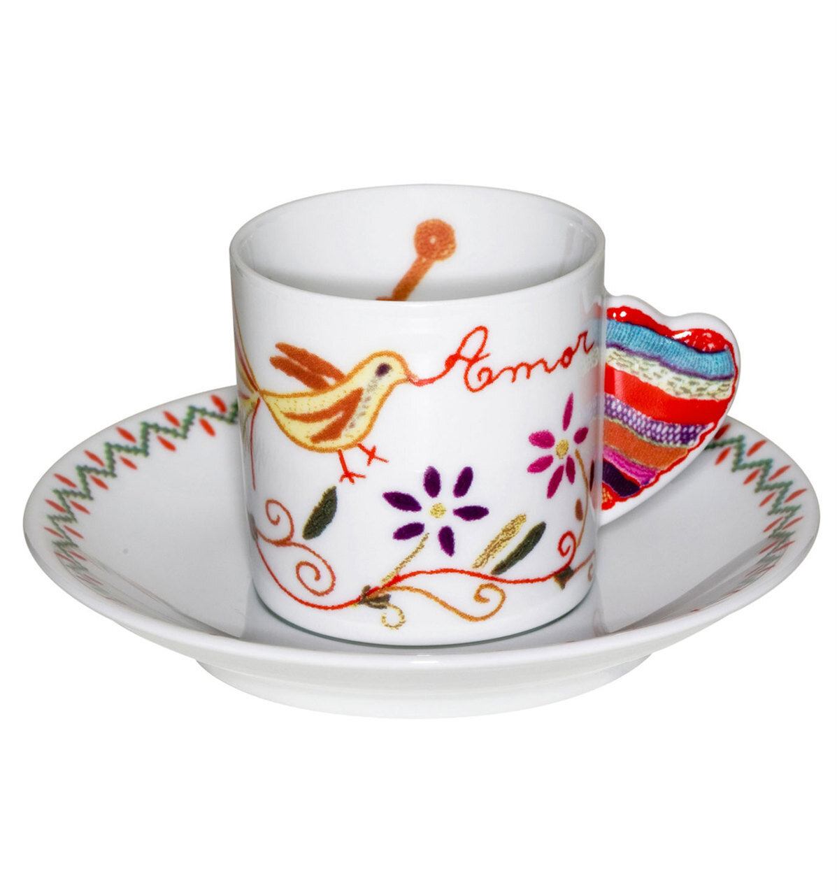 Vista Alegre Vila Verde Coffee Cup And Saucer HomeBello