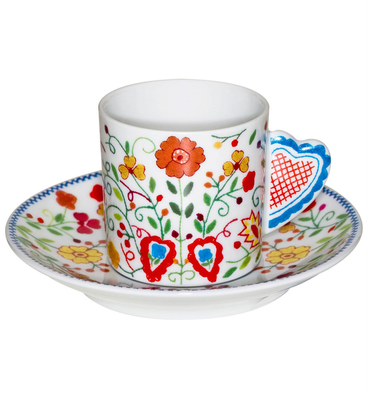 Vista Alegre Vila Verde Coffee Cup and Saucer 21102446, MPN: 21102446, 5601266946351
