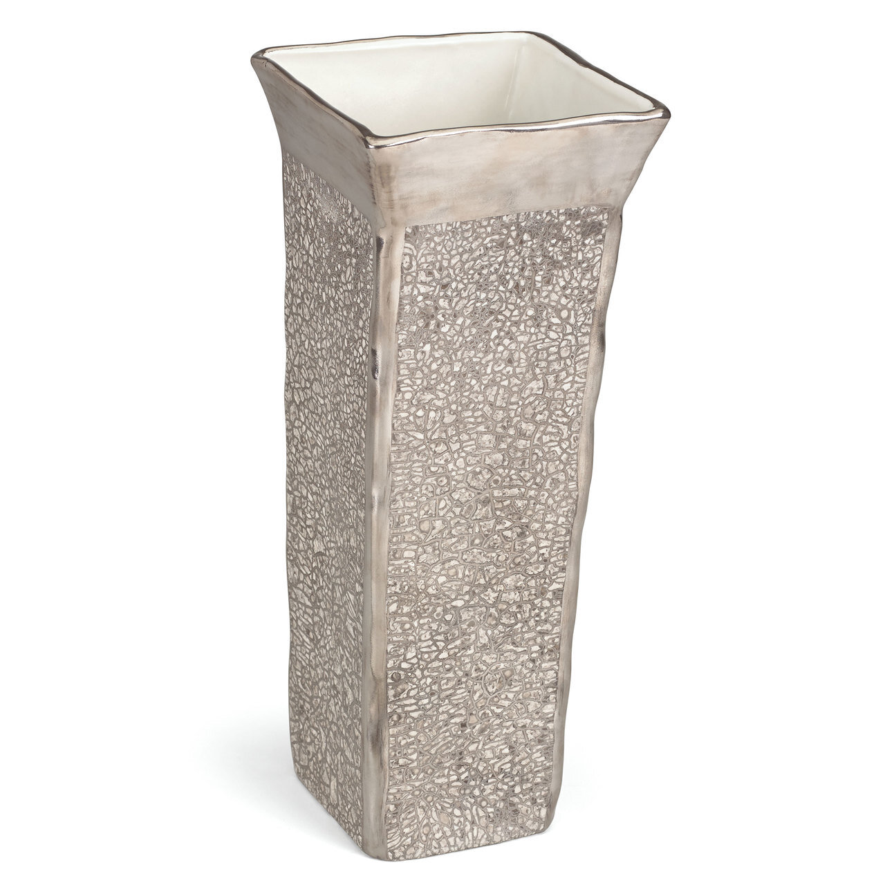 Michael Wainwright Tempio Luna Platinum Square Vase, MPN: 858304, 878686018653ÿ