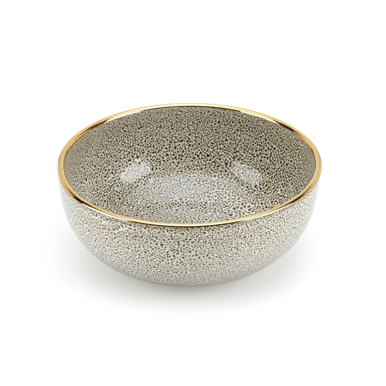 Michael Wainwright Panthera Medium Bowl White Gold Edge, MPN: 853611, 878686017700ÿ
