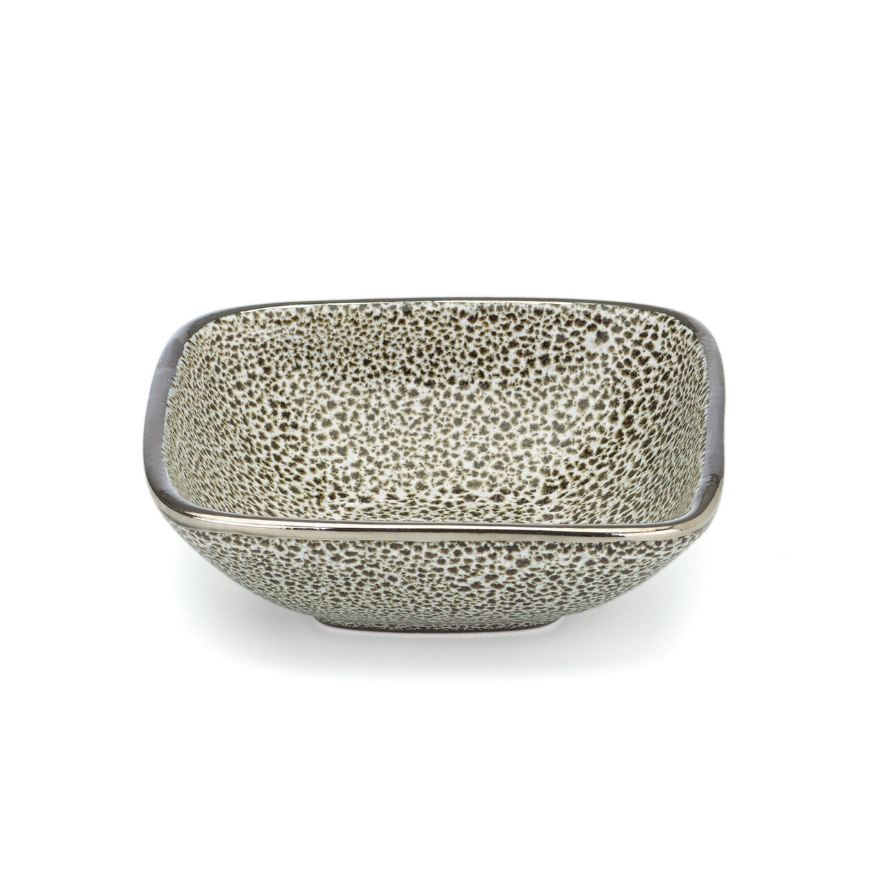 Michael Wainwright Panthera Square Nut Dish White Plat Edge, MPN: 853641, 878686017960ÿ
