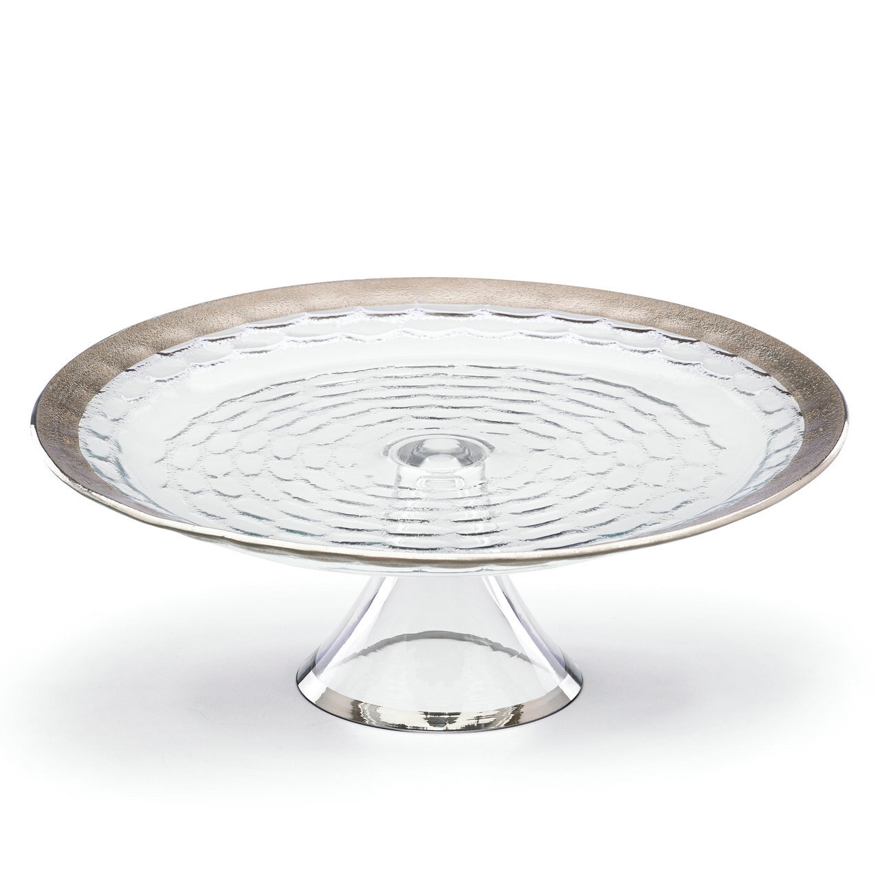 Michael Wainwright Truro Platinum Cake Plate With Stand, MPN: 850621, 878686016703ÿ