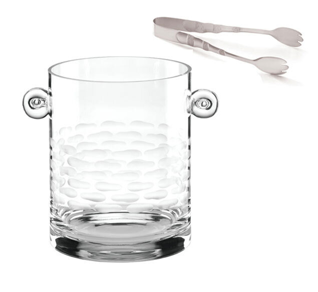 Michael Wainwright Truro Ice Bucket With Platinum Ice Tongs, MPN: 868588, 878686019476ÿ