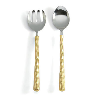 Michael Wainwright Truro Gold Salad Servers, MPN: 43TR28, 878686006520