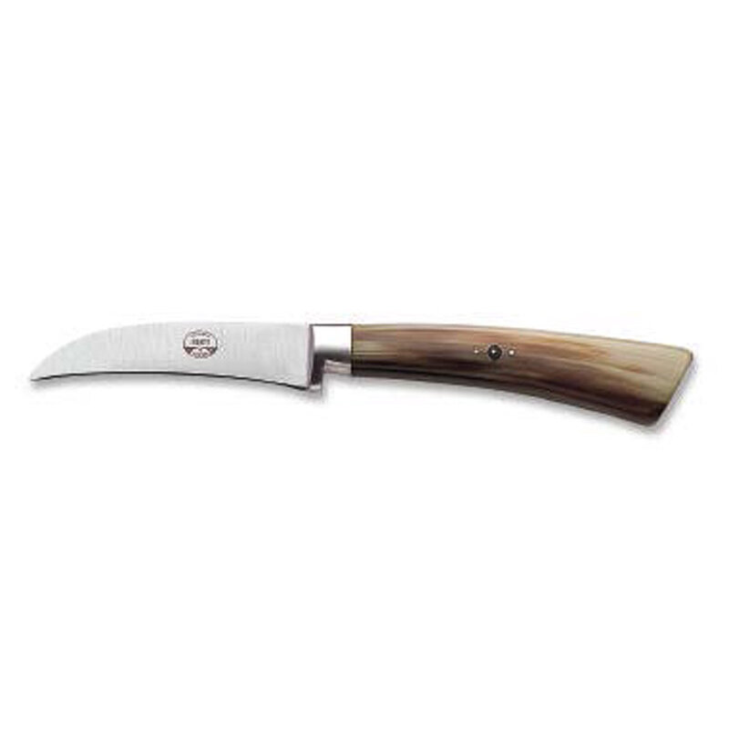 Berti Curved Paring Knife Ox Horn Handle 216