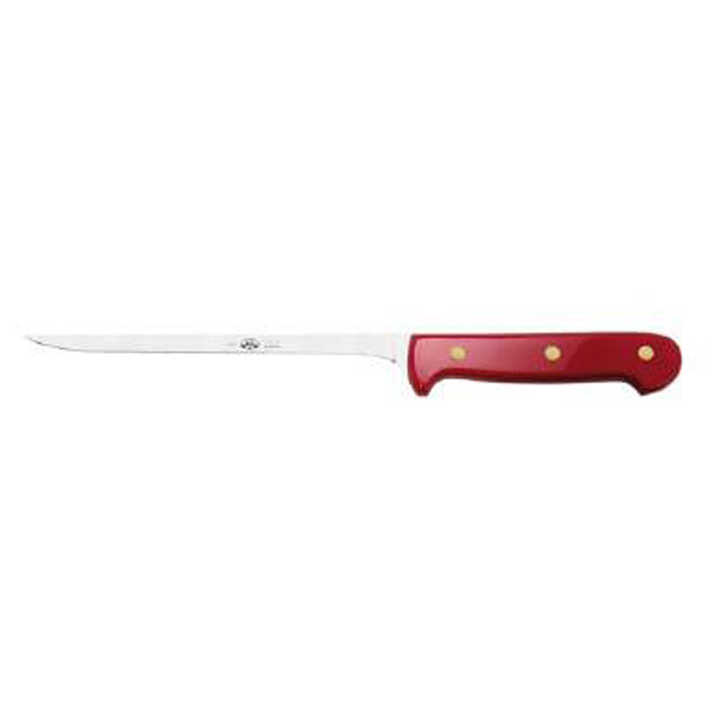 Berti Soft Cheese Knife Red Lucite Handle 483
