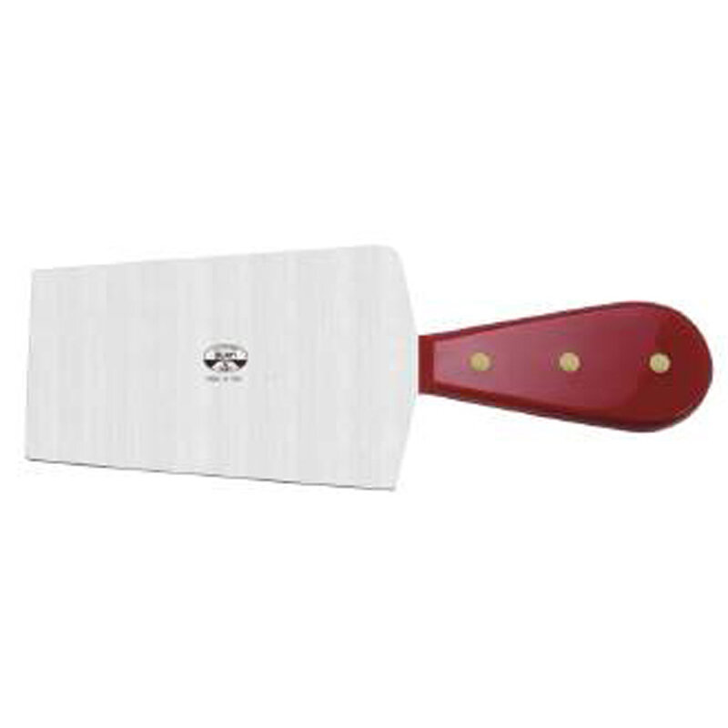 Berti Trapezium Knife Red Lucite Handle 485