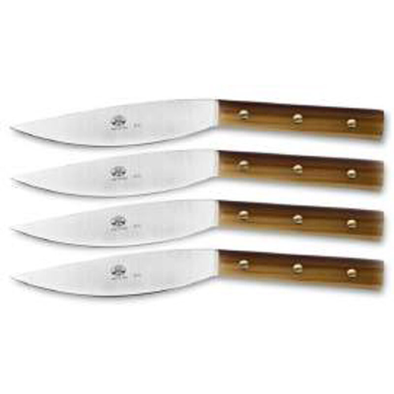 Berti Valdichiana Steak Knife Set Of Four Cornotech Handle 649