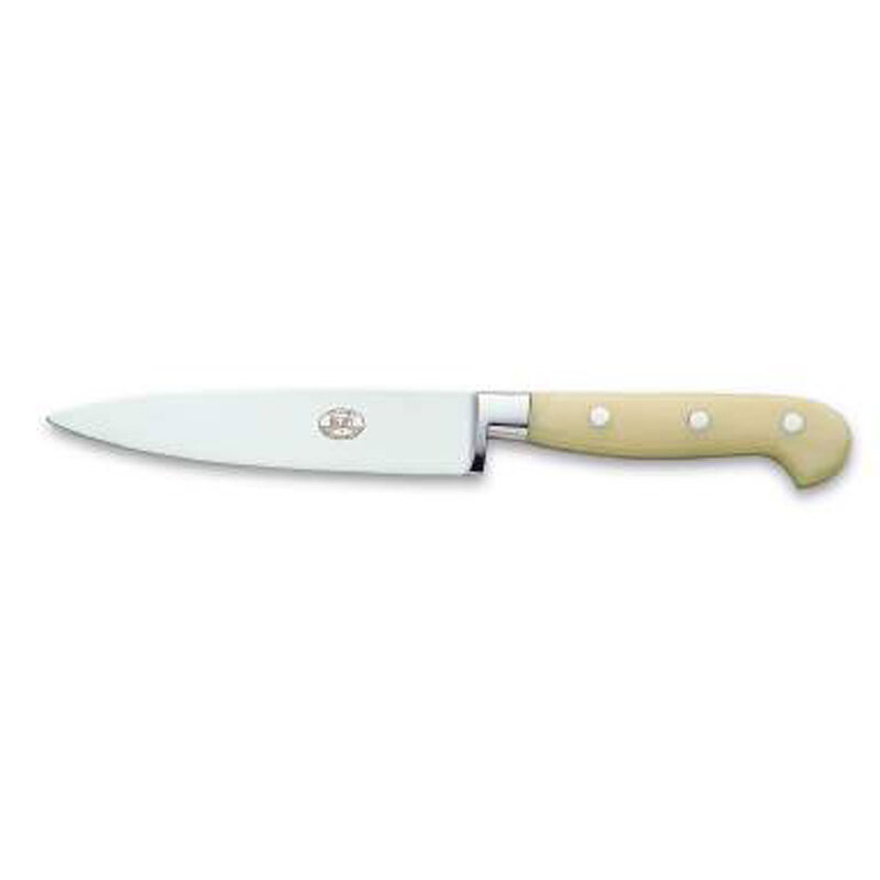 Berti Utility Knife White Lucite Handle 897