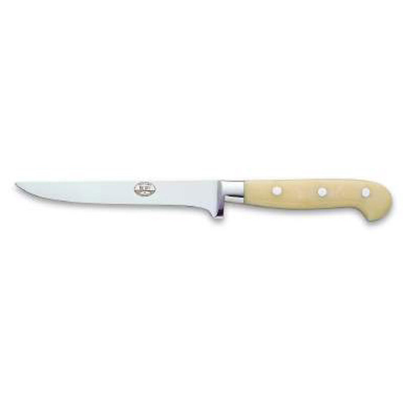 Berti Boning Knife White Lucite Handle 898