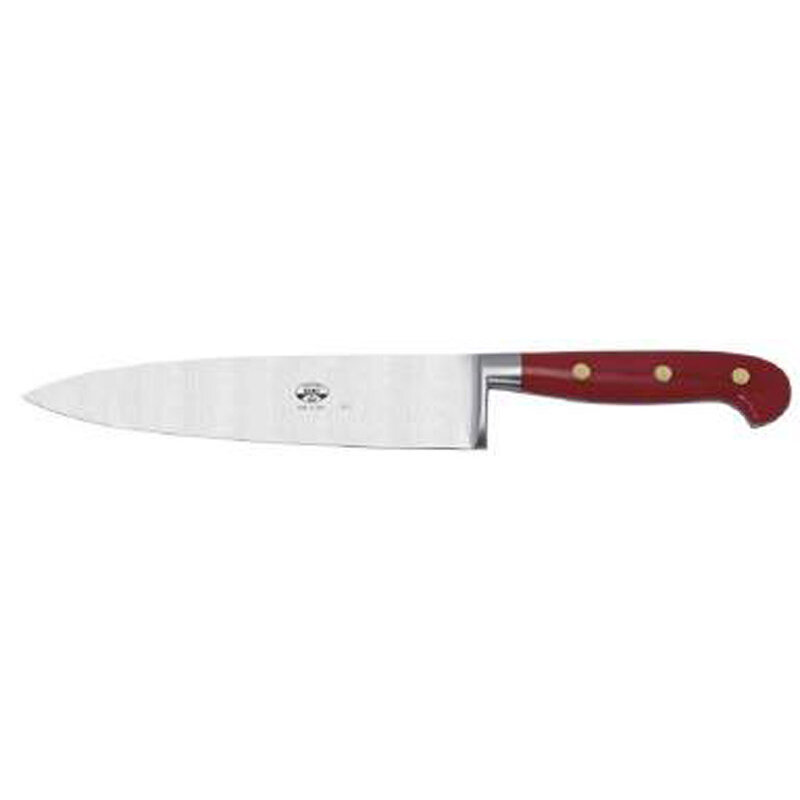 Berti Chefs Knife 8 Inch Red Lucite Handle 2396