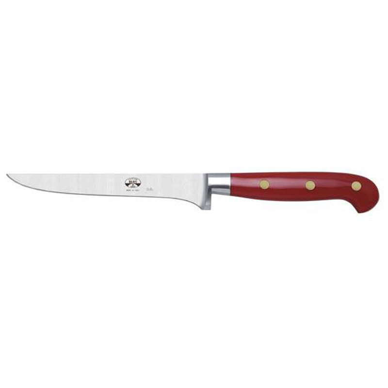 Berti Boning Knife Red Lucite Handle 2398
