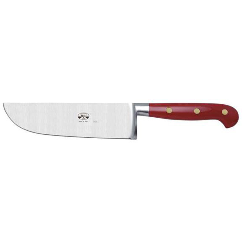 Berti Pesto Knife Red Lucite Handle 2399