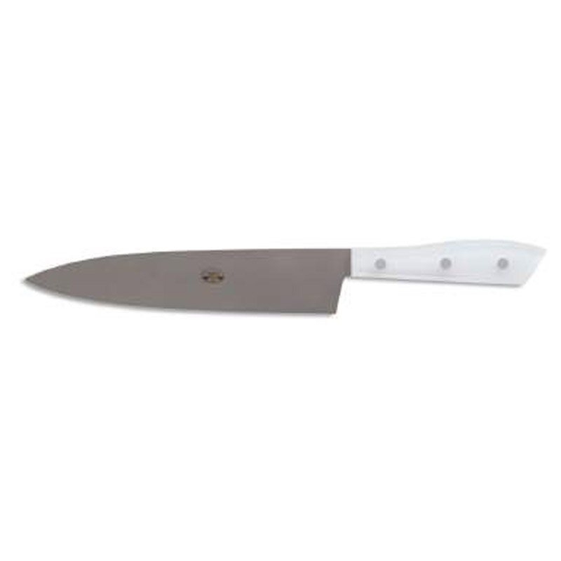 Berti Compendio Chefs Knife Grey Blade Ice Lucite Handle 7206