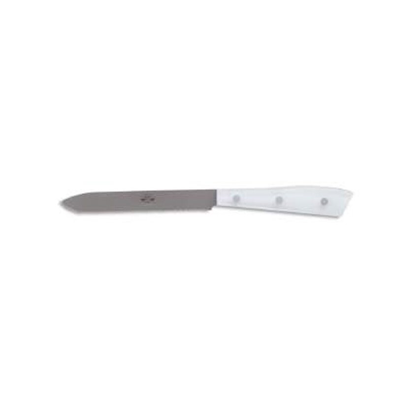 Berti Compendio Tomato Knife Grey Blade Ice Lucite Handle 7218