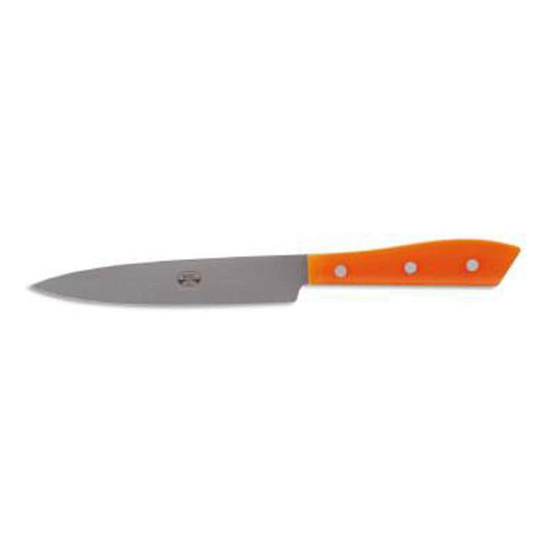 Berti Compendio Utility Knife Grey Blade Orange Lucite Handle 7307