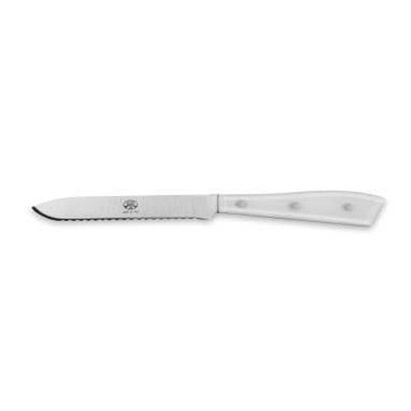 Berti Compendio Tomato Knife Polished Blade Ice Lucite Handle 8318