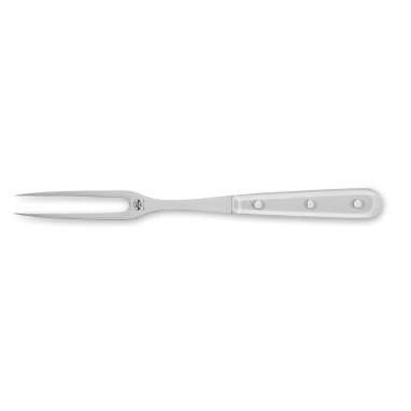 Berti Compendio Carving Fork Polished Blade Ice Lucite Handle 8320