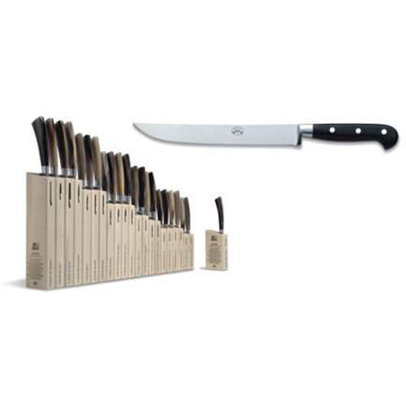 Berti Insieme Carving Knife Black Lucite Handle 9861