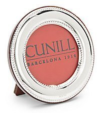 Cunill America 5 Inch Round Bead Picture Frame - Sterling Silver, MPN: 80850