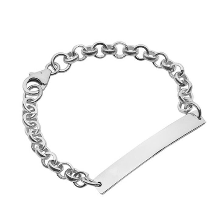 Cunill Baby Child ID Bracelet - Sterling Silver