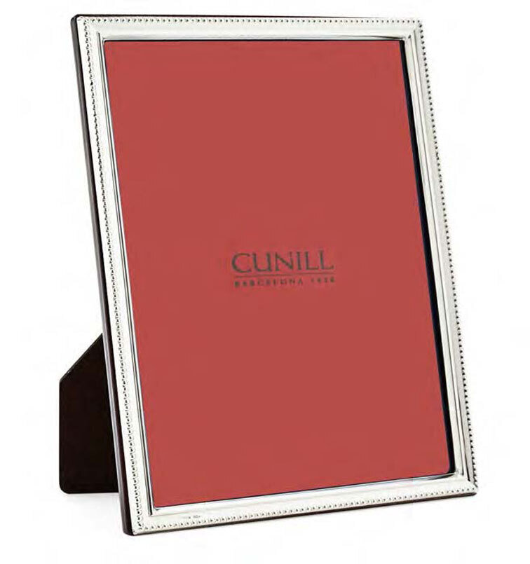 Cunill Bead Profile 3.5 x 3 Inch Picture Frame - Sterling Silver