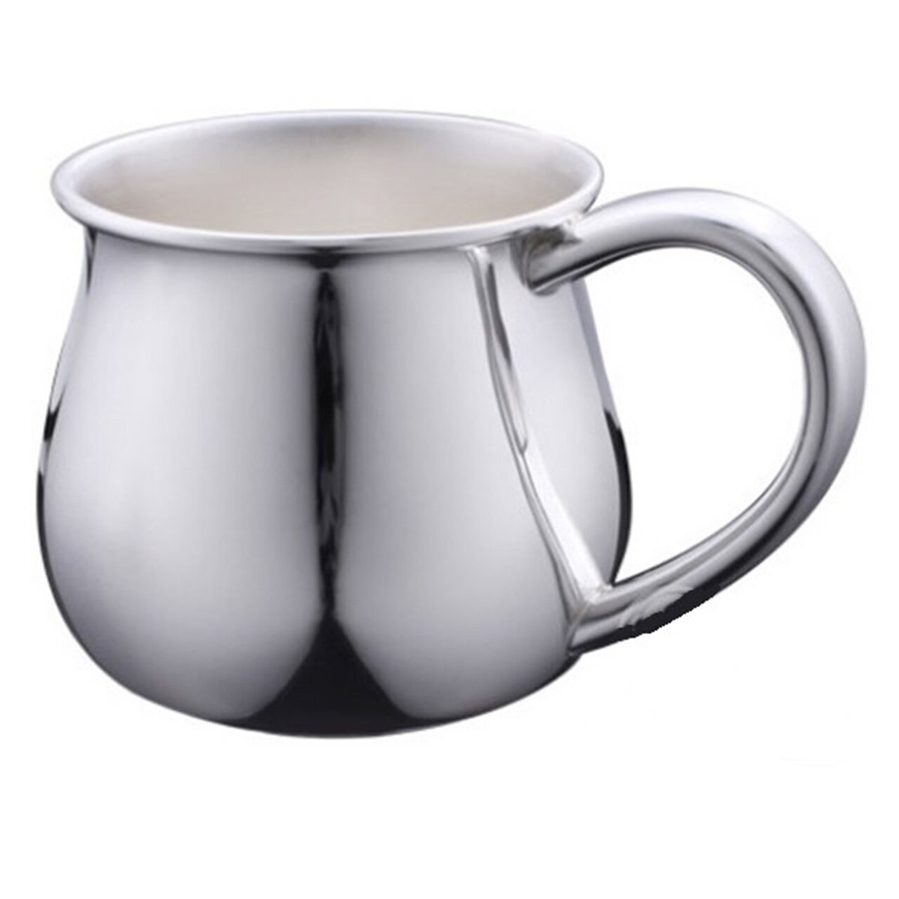 Cunill Bulged Baby Cup - Silverplated