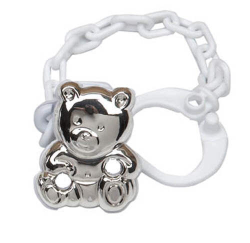 Cunill Cub Pacifier Clip - Sterling Silver