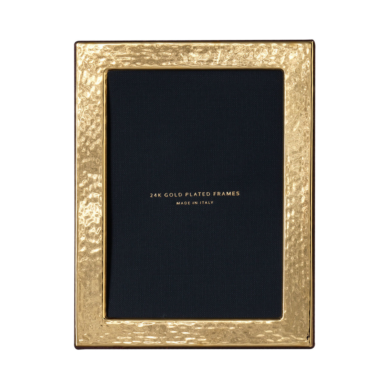 Cunill America Hammered 5 x 7 Inch Picture Frame - 24k Gold Plated 0.5 Microns, MPN: 8857G