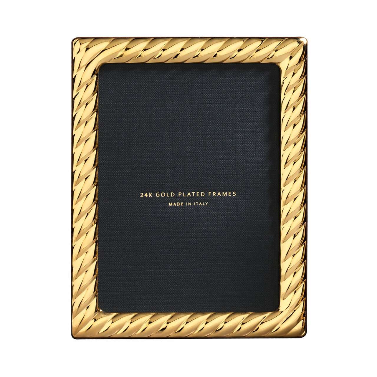 Cunill America Picasso 5 x 7 Inch Picture Frame - 24k Gold Plated 0.5 Microns, MPN: 82257G