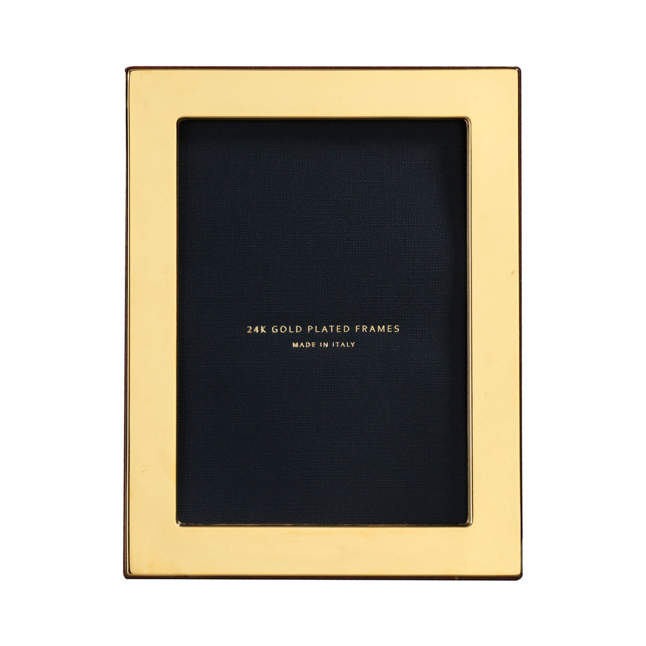 Cunill Plain 4 x 6 Inch Picture Frame - 24k Gold Plated 0.5 Microns