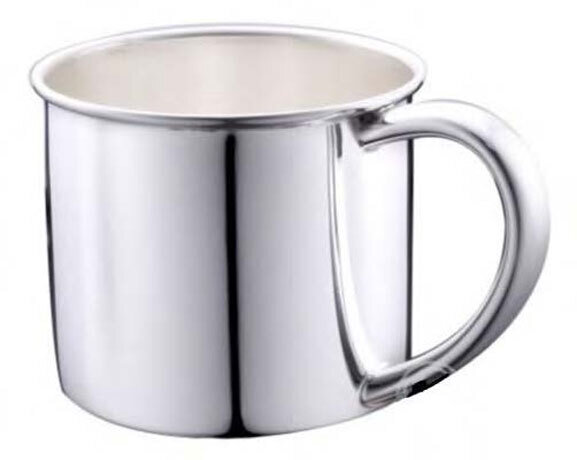 Cunill Plain Baby Cup - Silverplated