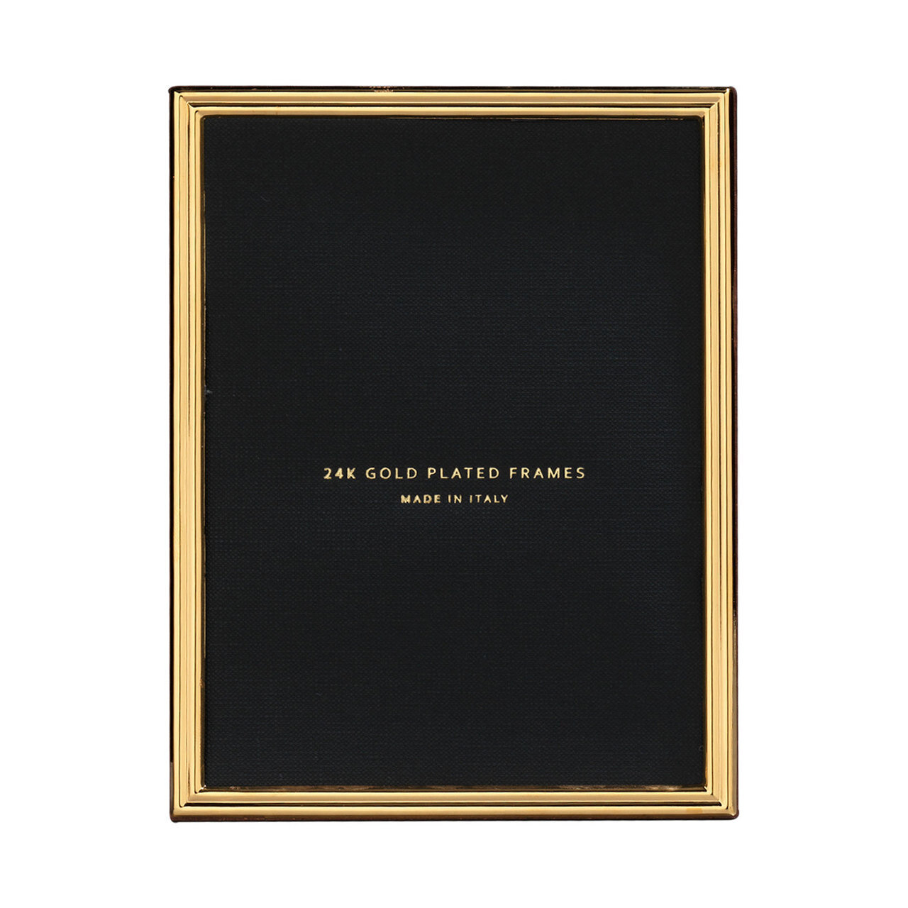 Cunill America Plain Narrow 8 x 10 Inch Picture Frame - 24k Gold Plated 0.5 Microns, MPN: 188979G