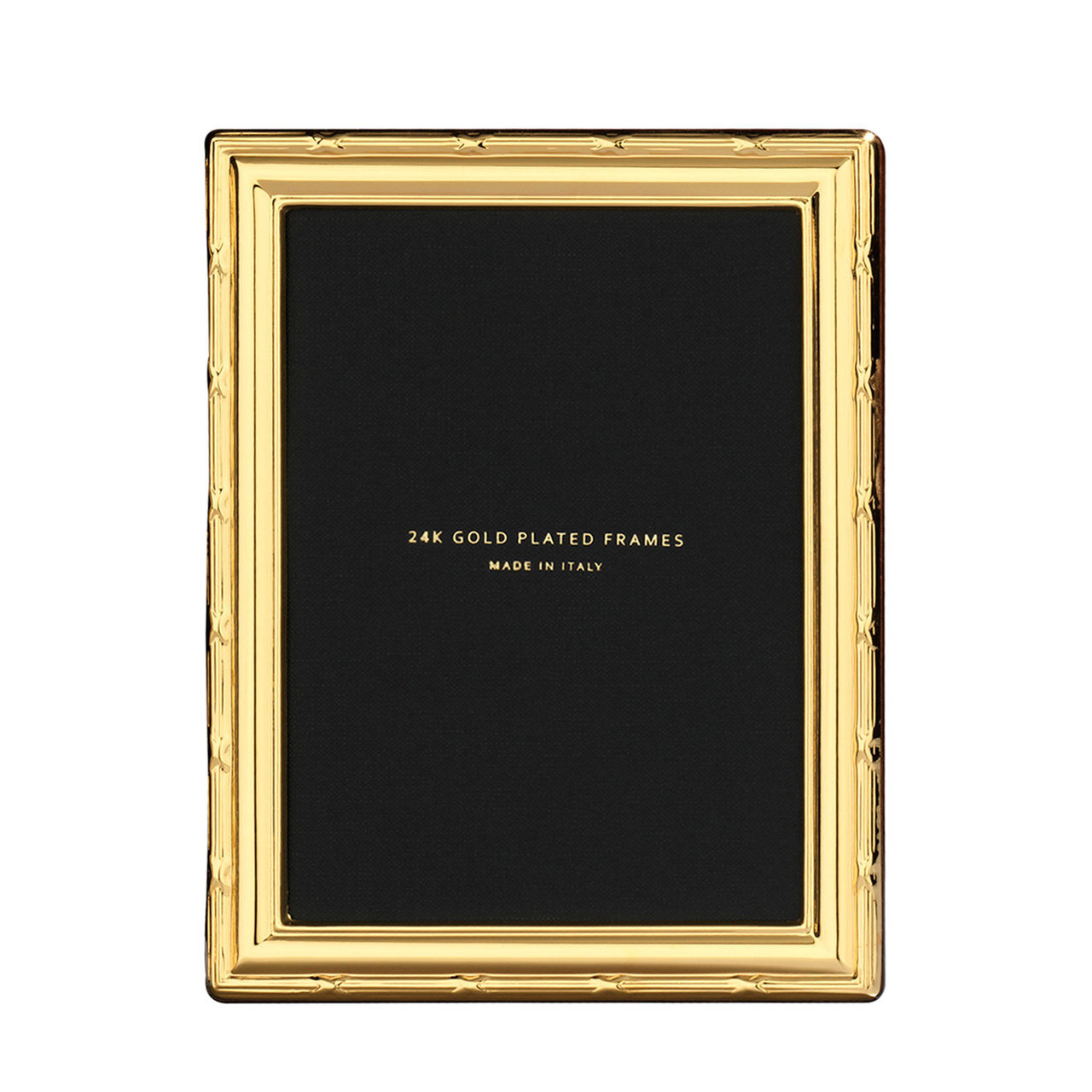 Cunill Ribbon 4 x 6 Inch Picture Frame - 24k Gold Plated 0.5 Microns