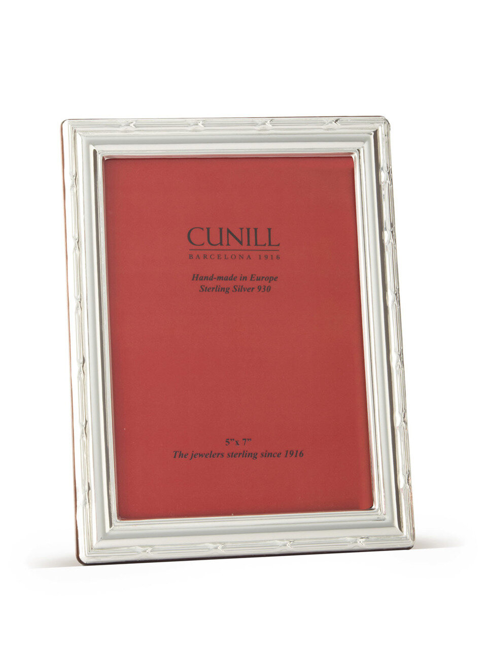 Cunill Ribbon 8 x 10 Inch Picture Frame - Sterling Silver