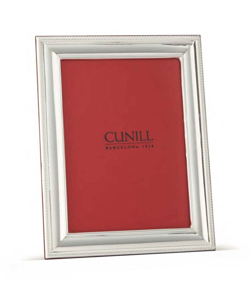 Cunill Rope 4 x 6 Inch Picture Frame - Sterling Silver