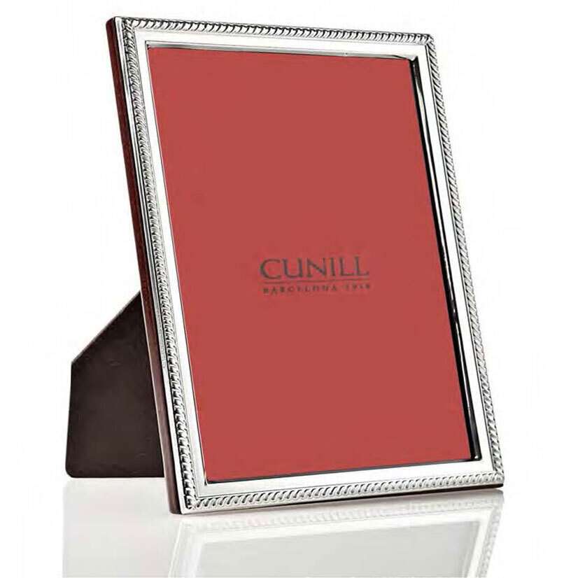 Cunill Slim Rope 4 x 6 Inch Picture Frame - Sterling Silver