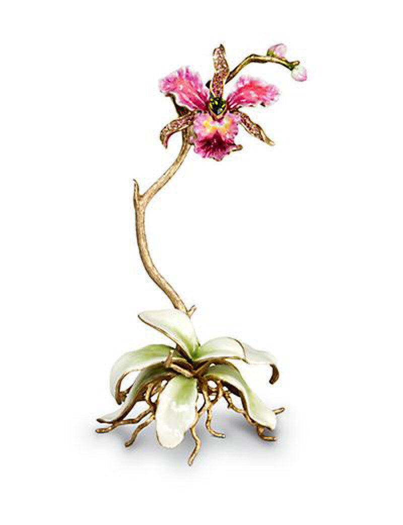Jay Strongwater Marietta Flora Orchid Objet