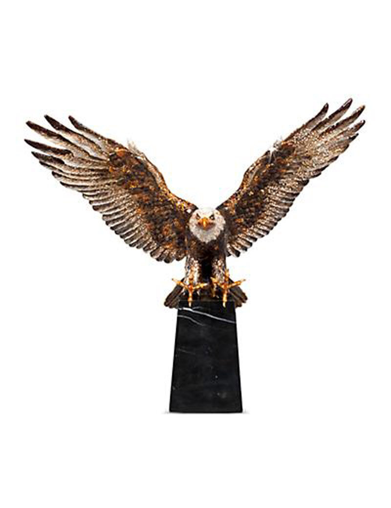 Jay Strongwater Washington Natural Grand Eagle Figurine
