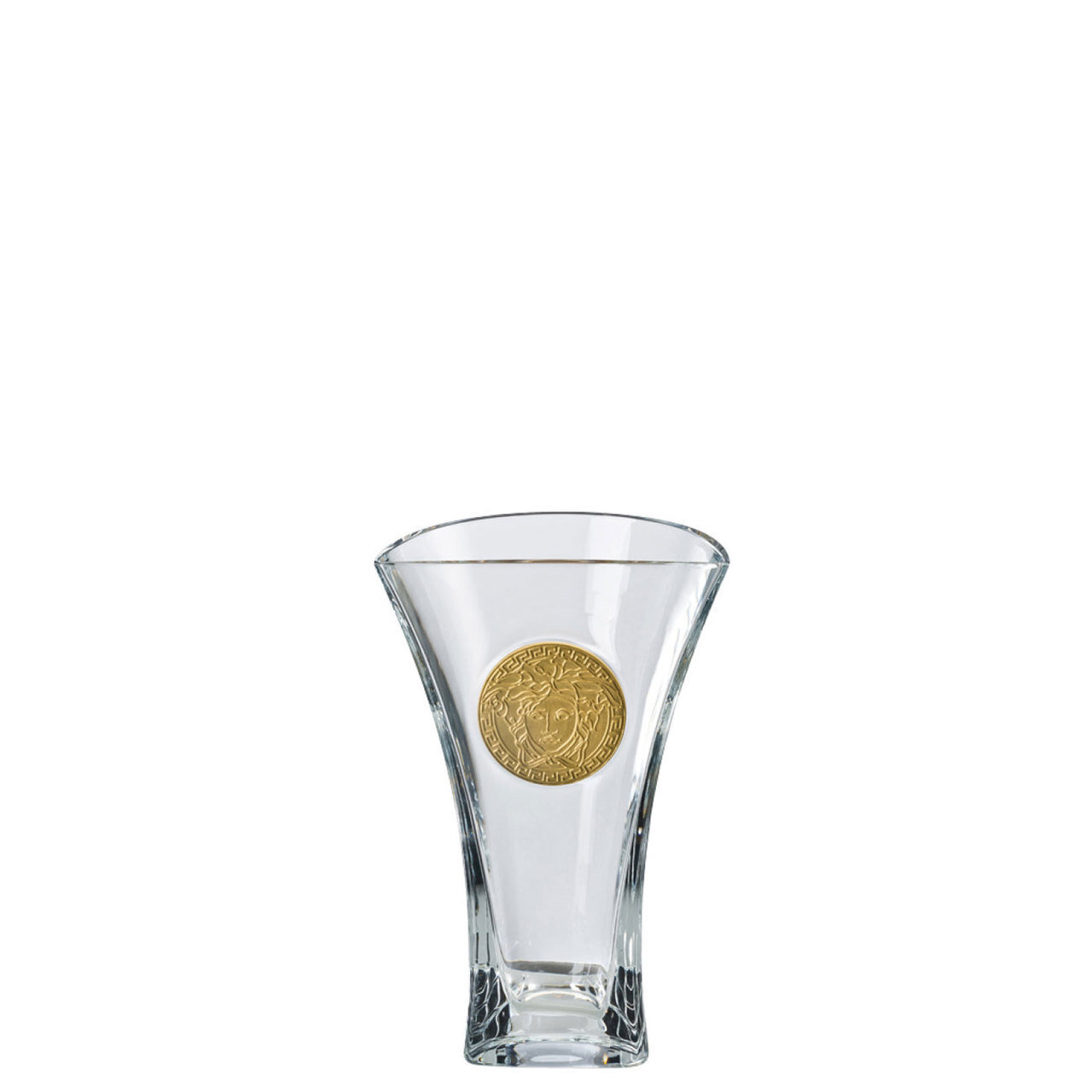 Versace Madness Medusa Clear Vase 11 Inch