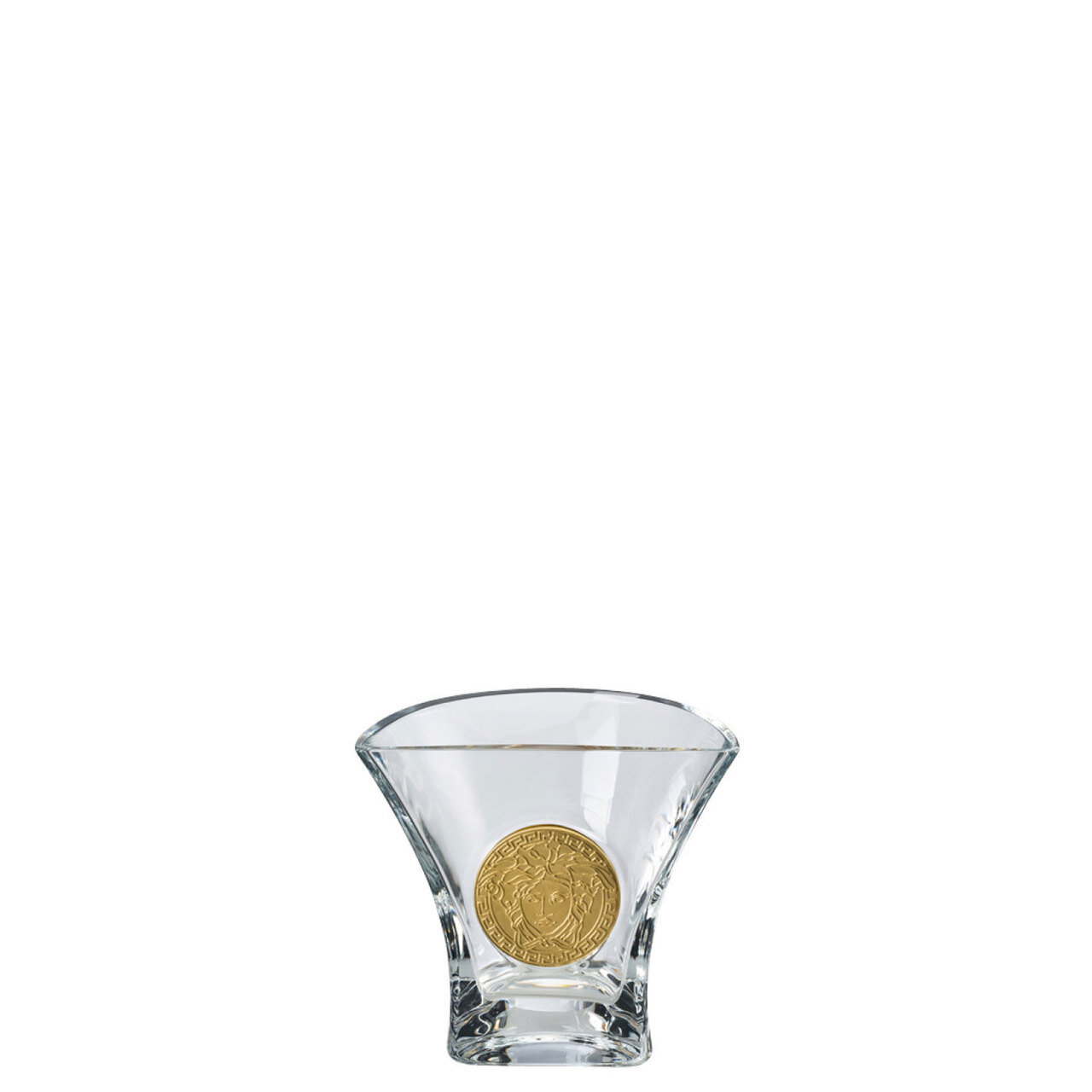 Versace Madness Medusa Clear Vase 7 Inch