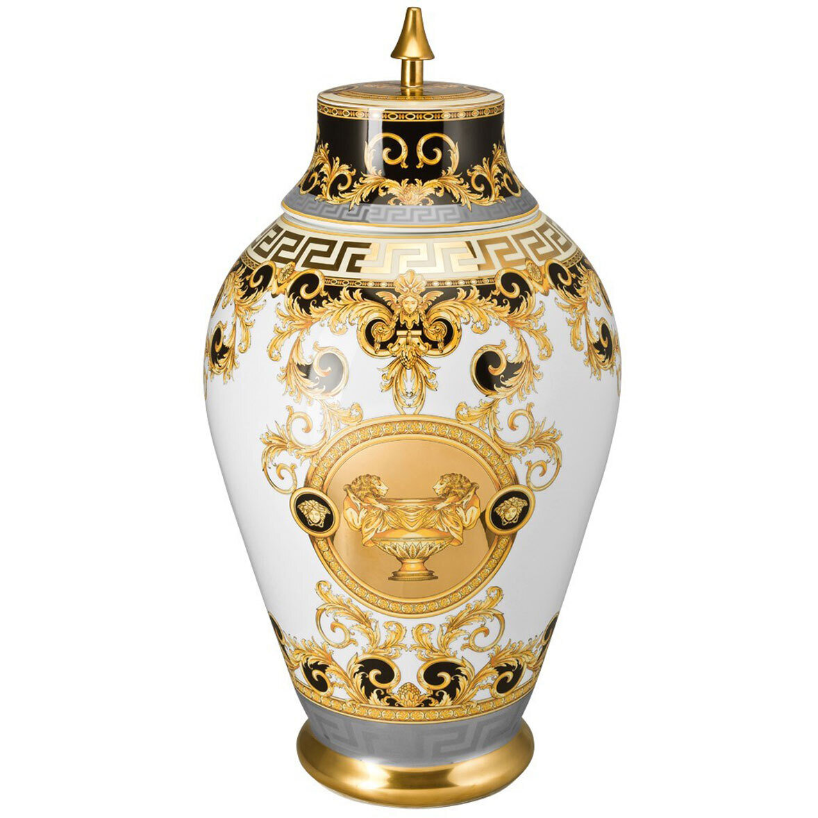 Versace Prestige Gala Vase w/ Lid