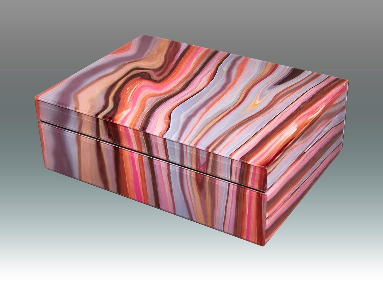 Tizo Marble Occean Red Box Small