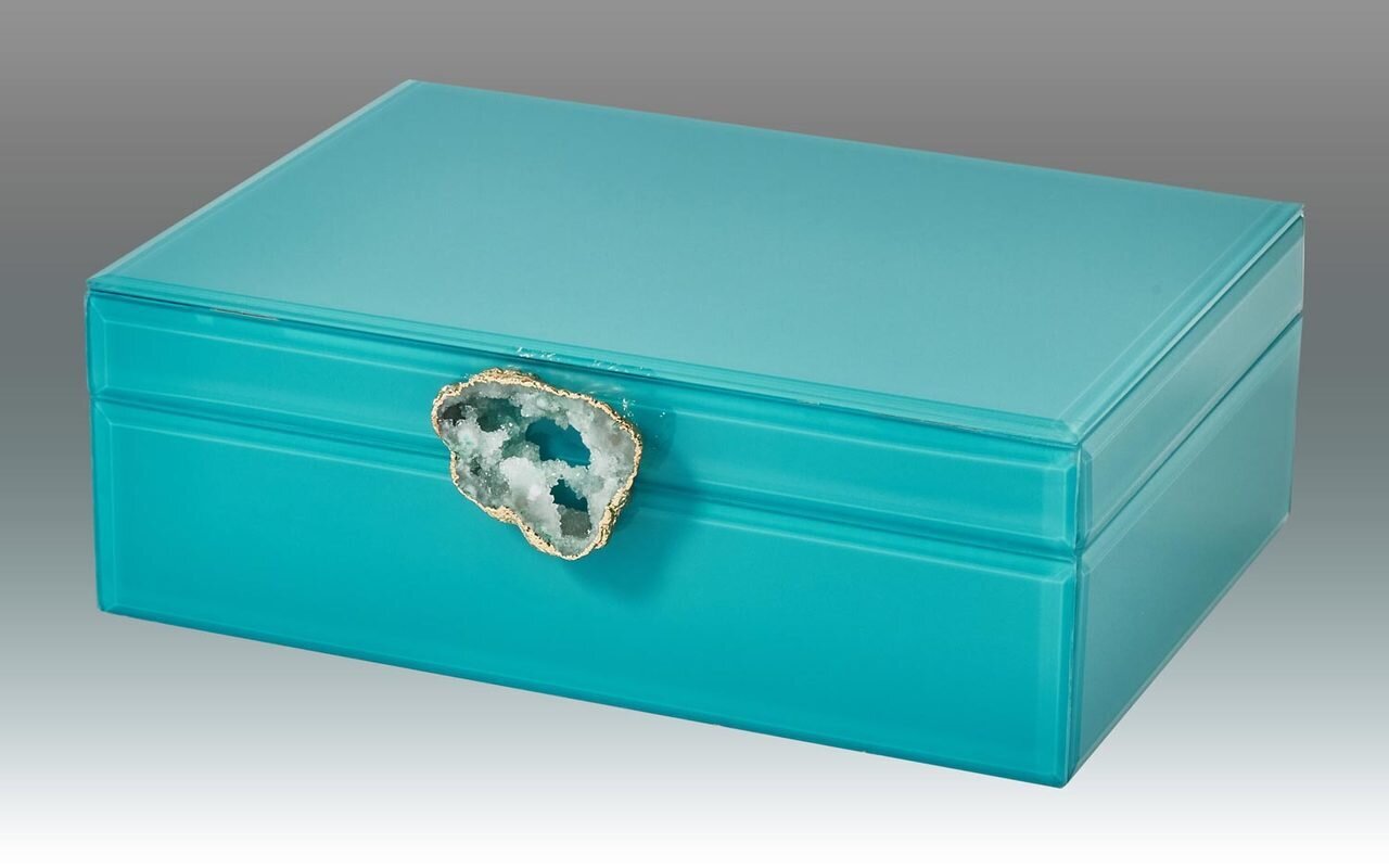 Tizo Occeana Box Turquoise with Stone Large