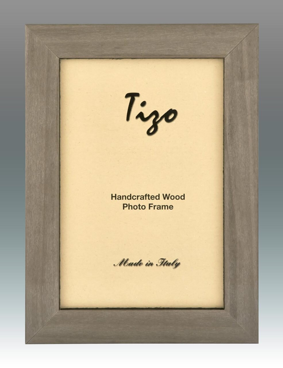 Tizo Simply Grey Wood Picture Frame 4 x 6 Inch