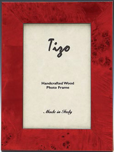 Tizo Pure Red Wooden Picture Frame 4 x 6 Inch, MPN: 340RED-46,