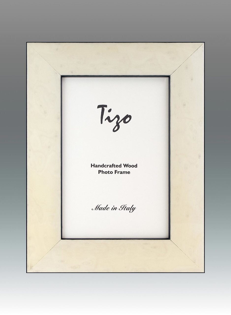 Tizo Pure White Wooden Picture Frame 4 x 6 Inch, MPN: 340WHT-46,