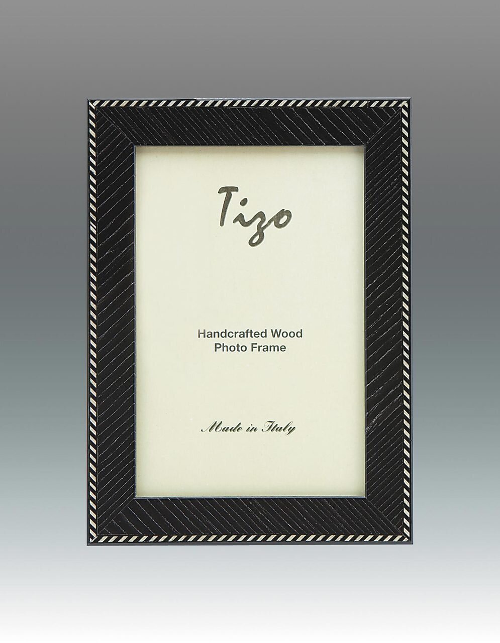 Tizo Zebra Corner Black Wood Picture Frame 8 x 10 Inch, MPN: OBL20BK-80,