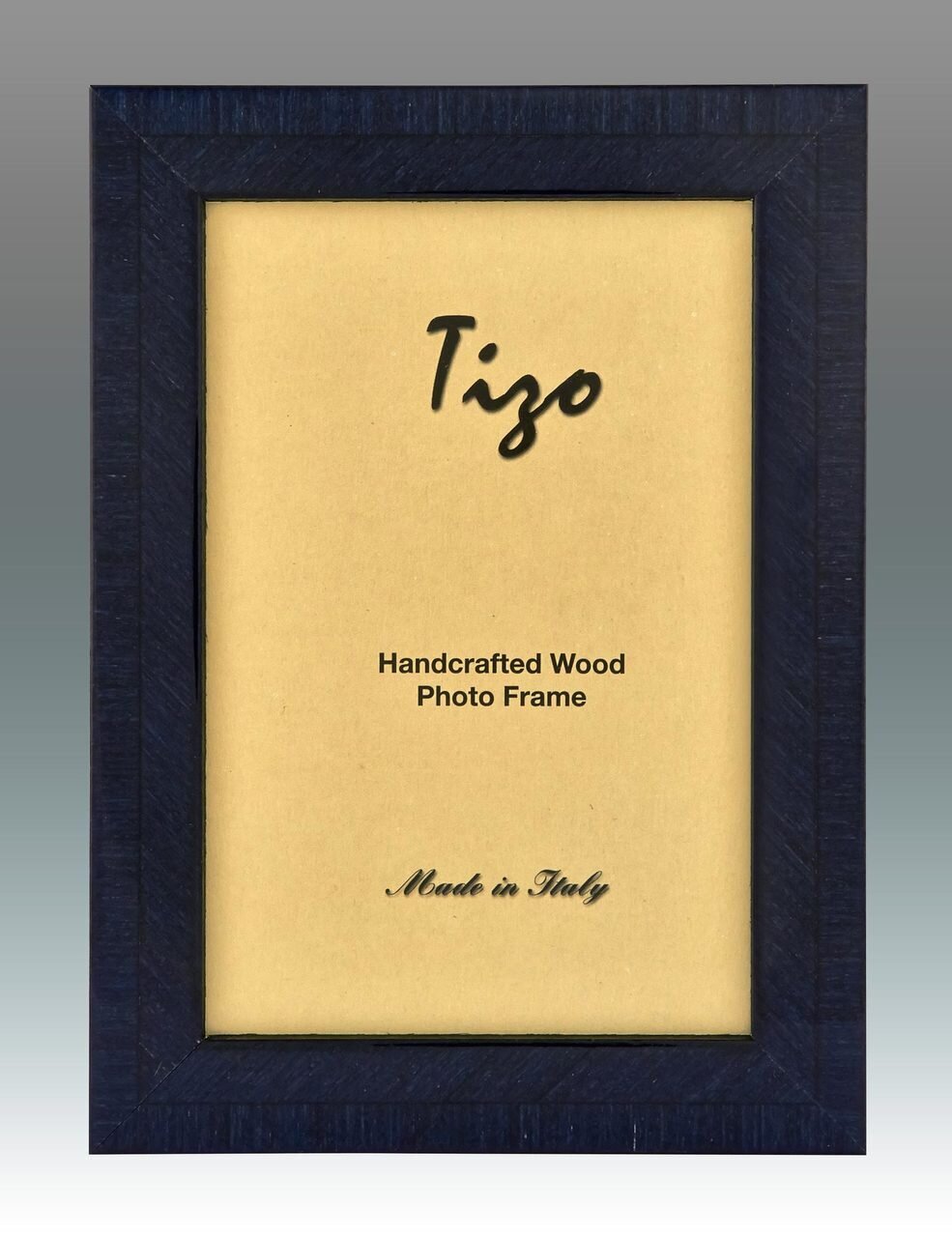 Tizo Blue Lovers Wood Picture Frame 4 x 6 Inch