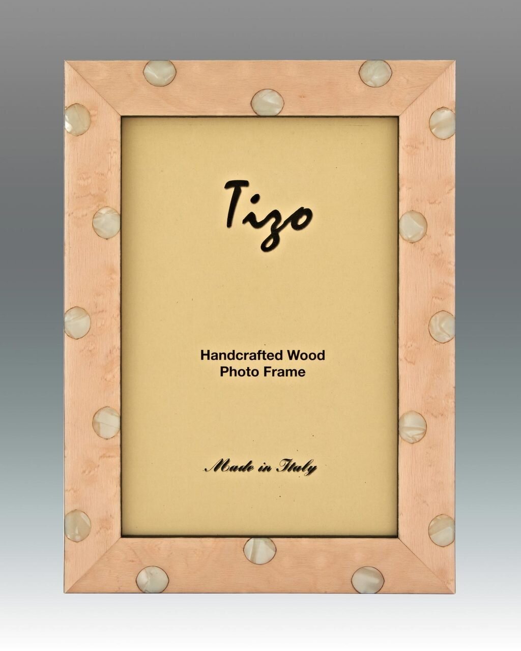 Tizo Cute Baby Pink Dots Wooden Picture Frame 4 x 6 Inch